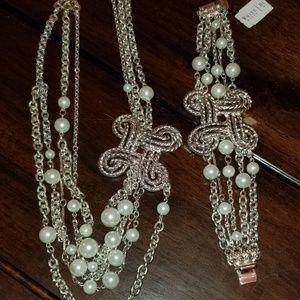 Bracket & matching necklace